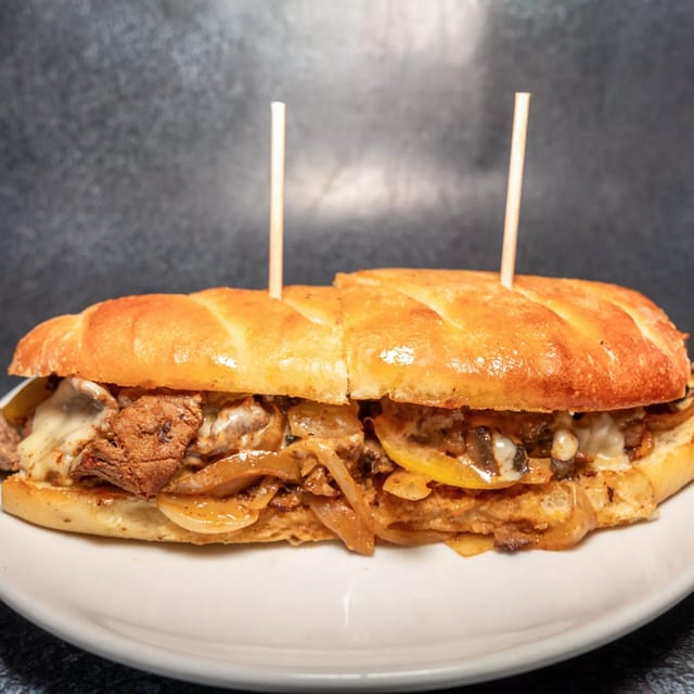 Cali's Cheese Steak Sandwich.